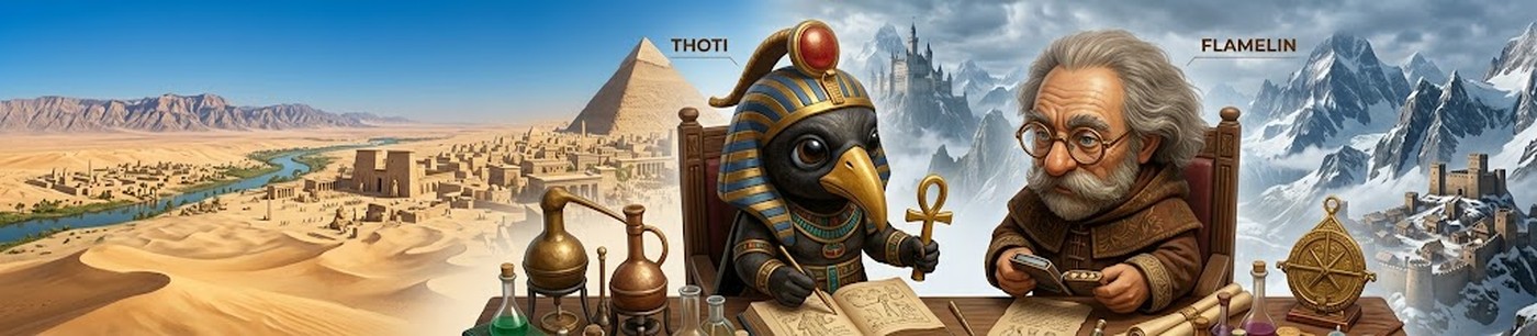 Thoti y Flamelin, La Estructura y La Sustancia